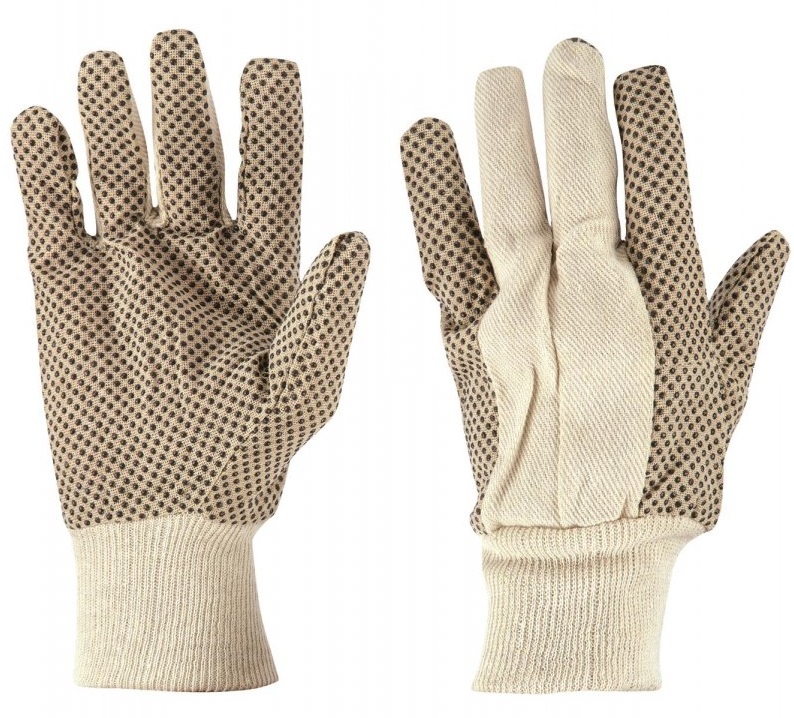 Paquete de 12 guantes de trabajo con revestimiento de palma de nitrilo,  extra grande XL, azul, sin látex